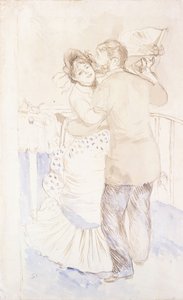 A vidéki tánc, 1883 alkotó: Pierre Auguste Renoir