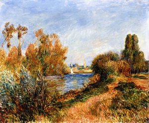 A Szajna Argenteuil-ban, 1888 alkotó: Pierre Auguste Renoir
