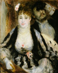 The Theatre Box, 1874 alkotó: Pierre Auguste Renoir