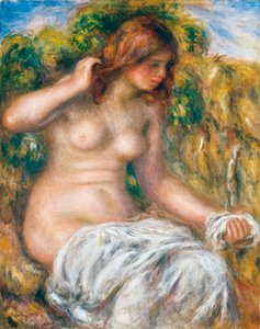 Frau am Frühling, 1914
