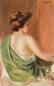 Hátsó nő, alkotó: Pierre Auguste Renoir