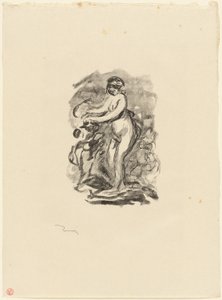 Grapevine nő, 1. változat alkotó: Pierre Auguste Renoir