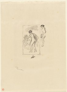 Nő szőlővel, 4. változat alkotó: Pierre Auguste Renoir
