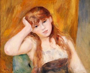 Fiatal szőke lány, 1886 alkotó: Pierre Auguste Renoir