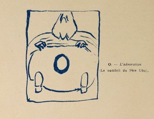 Csodálat – Pere Ubu köldöke, Pere Ubu ábécéjéből alkotó: Pierre Bonnard