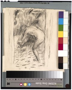 A fürdő után, 1924 körül (grafit) alkotó: Pierre Bonnard