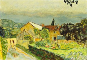 Délutáni táj augusztusban alkotó: Pierre Bonnard