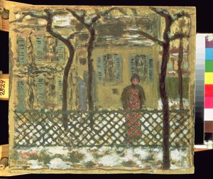 A kerítésnél, 1895 alkotó: Pierre Bonnard