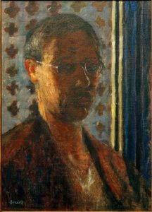 Önarckép a fény ellen, virágos papír alkotó: Pierre Bonnard