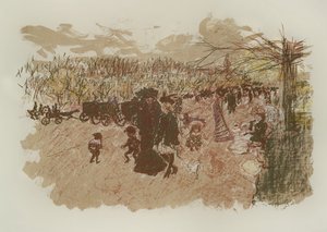 sugárút a Bois de Boulogne-ban, 198999 alkotó: Pierre Bonnard