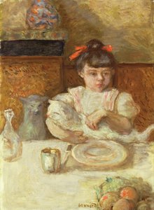 Gyermek macskákkal, 1906 körül (olaj, vászon) alkotó: Pierre Bonnard