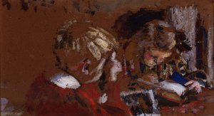 Gyermekek Olvasás alkotó: Pierre Bonnard
