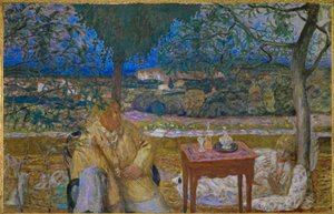 Provenceli beszélgetés alkotó: Pierre Bonnard