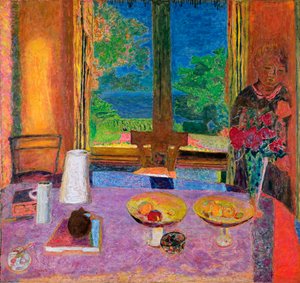 Ebédlő a kertben, 1934-35