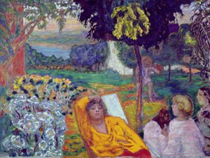 Este (vagy Szieszta vagy Déli Kertben) 1914 alkotó: Pierre Bonnard