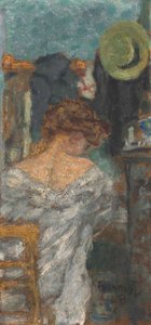 Ülő nő, hátul alkotó: Pierre Bonnard