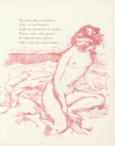 Illusztráció Paul Verlaine „Parallelement” című művéből alkotó: Pierre Bonnard