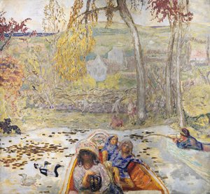 Egy csónakban alkotó: Pierre Bonnard