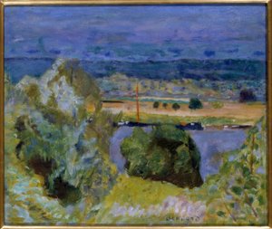 A Szajna Vernonban alkotó: Pierre Bonnard