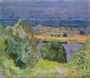 La Seine Vernonban alkotó: Pierre Bonnard