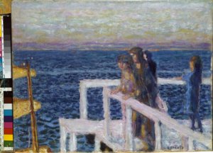 A cannes-i kikötőállomás alkotó: Pierre Bonnard