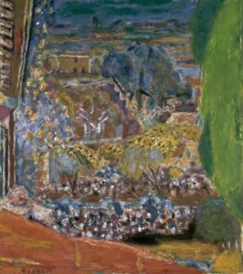 Tájkép vörös tetőkkel alkotó: Pierre Bonnard