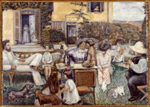 Burzsoá délután alkotó: Pierre Bonnard