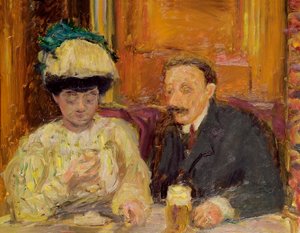 A kis kávézó, 1900 alkotó: Pierre Bonnard