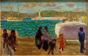 A ködös öböl (mistrális égbolt) alkotó: Pierre Bonnard