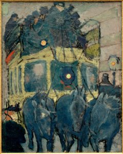 Lomnibusz "Panthéon-Courcelles" alkotó: Pierre Bonnard