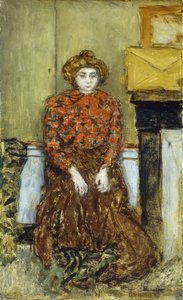 Marthe, 1896 körül (olaj, fedélzeten) alkotó: Pierre Bonnard