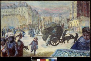 Reggel Párizsban (Reggel Párizsban). Pierre Bonnard festménye (1867-1947) alkotó: Pierre Bonnard