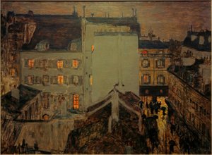 Montmartre esőben vagy Rue Tholozé alkotó: Pierre Bonnard