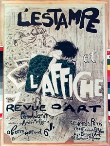 A Print and Poster Revue dArt-ot reklámozó plakát, 1897