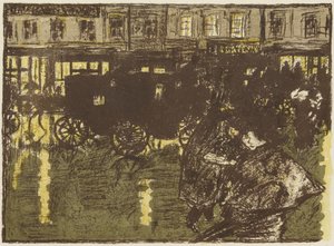 A párizsi élet néhány aspektusa alkotó: Pierre Bonnard