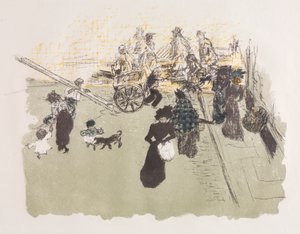Utca sarok alkotó: Pierre Bonnard