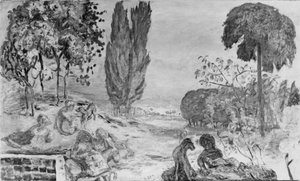 Nyári este (olaj, vászon) alkotó: Pierre Bonnard