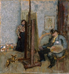 A festőstúdió alkotó: Pierre Bonnard