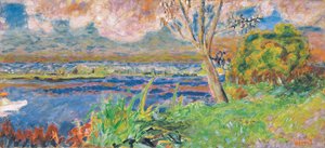 A Szajna Vernonban, 1923 körül (olaj, vászon) alkotó: Pierre Bonnard