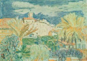 Le Cannet látképe, 1920 alkotó: Pierre Bonnard