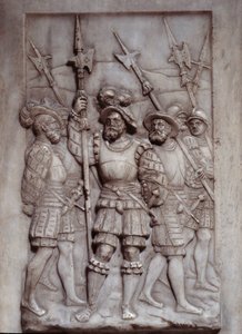 Katonák Pierre Bontemps (1505/1510-1568/1570) részlete I. Francois (1494 - 1547) sírjának domborműveiről