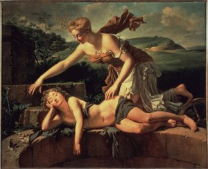 A gyermek és a szerencse. Pierre Bouillon festménye (1776-1831)