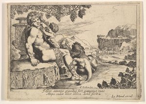 Bacchus, Satyr és Lion, 1610-42.