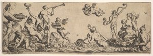 Neptunusz és Amfitrit, 1615-42. alkotó: Pierre Brebiette