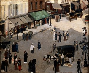 A Place Pigalle Párizsban, 1880-as évek.