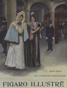 Előfizetéses nap a Comedie-Francaise-ben. A Le Figaro Illustre borítója, 1897. június