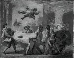 Sancho Panzát takaróval dobálják, 172324.