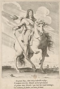 XIII. Lajos francia lovas portréja
