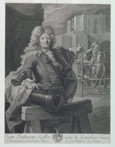Jean-Balthasar Keller portréja alkotó: Pierre Drevet