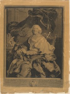 André Hercules, Fleury bíborosa alkotó: Pierre Drevet, after Hyacinthe Rigaud